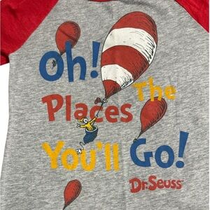 Dr. Seuss Oh! The Places You'll Go Tee - Red, Blue, Yellow